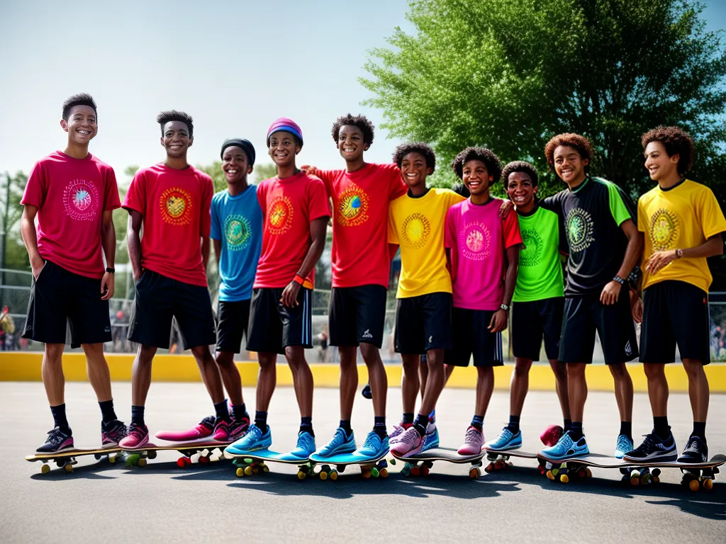 ilustracao camisas olimpiadas skate