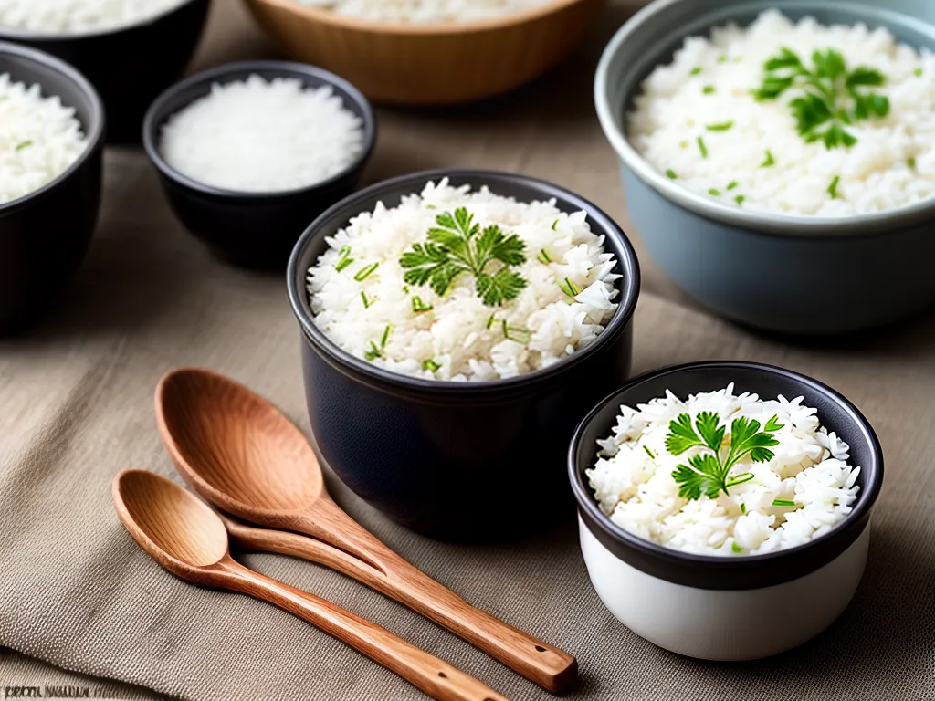 ilustracao como fazer arroz para uma pessoa