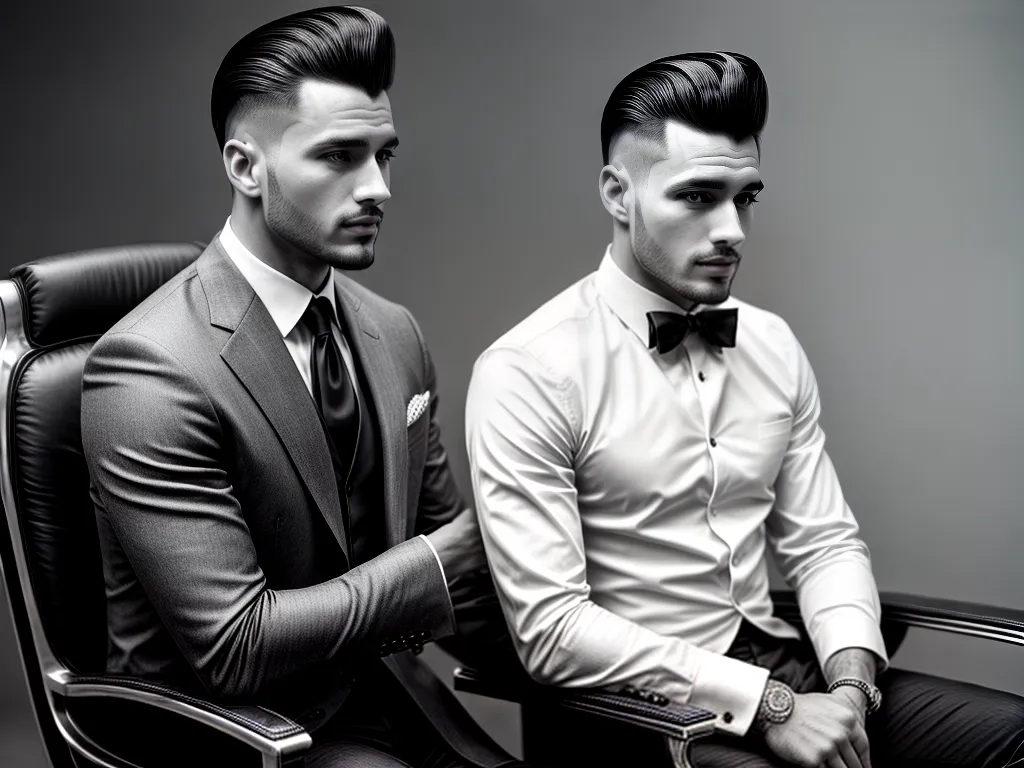 ilustracao corte cabelo masculino classico 1