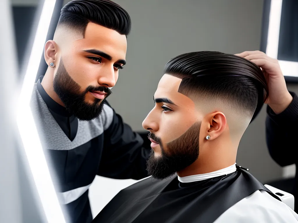 Degradê Masculino: Tendências 2022 3 ilustracao corte de cabelo masculino degrade 2022