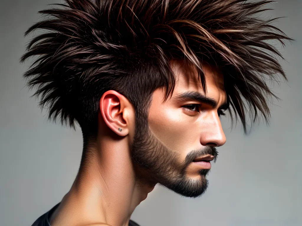 ilustracao corte desfiado masculino