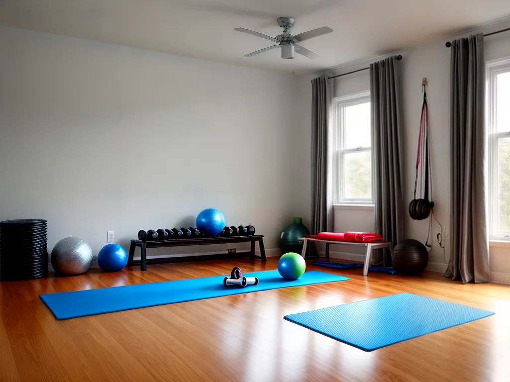 Transforme sua casa em uma Academia de Elite! 3 ilustracao equipamento de academia caseiro