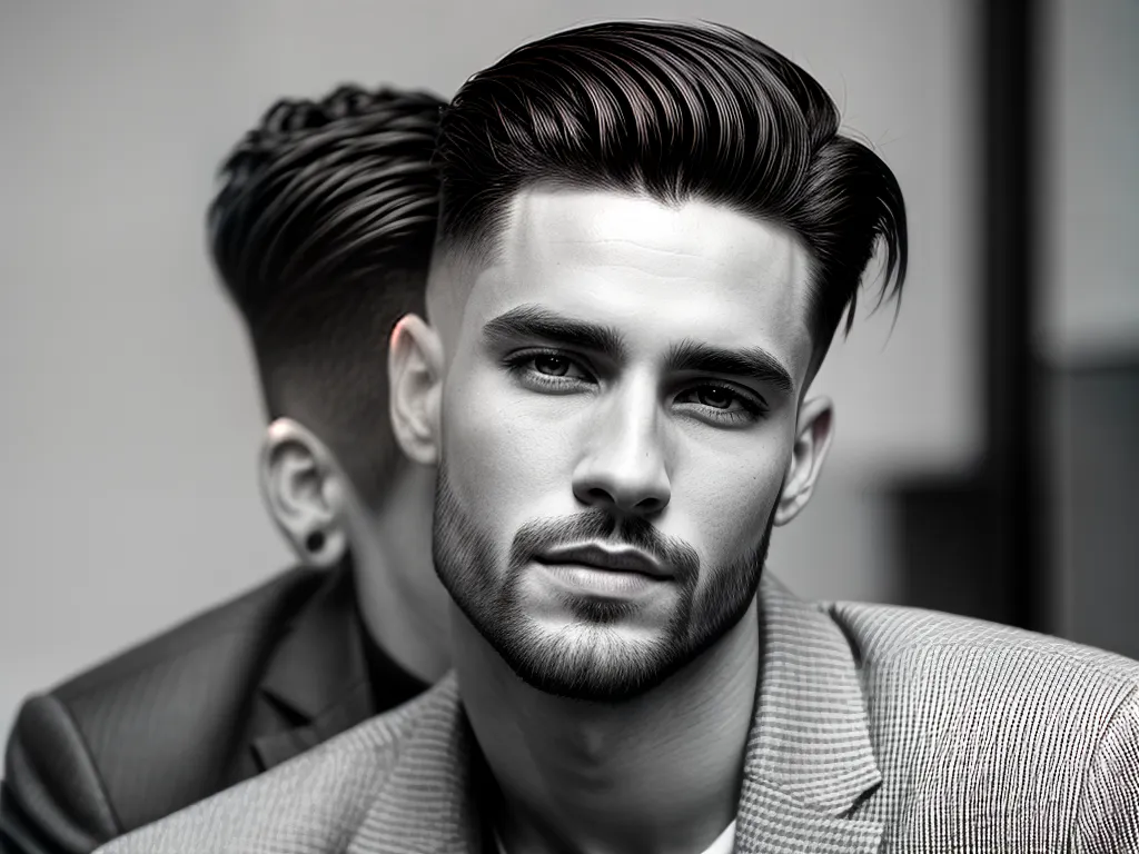 ilustracao lista de cortes de cabelo masculino