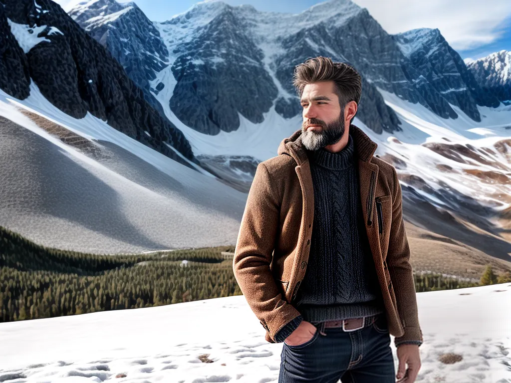 ilustracao look masculino inverno 2022