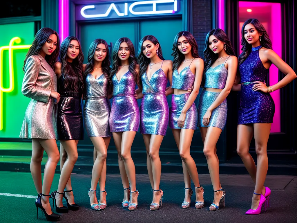 ilustracao roupas para balada