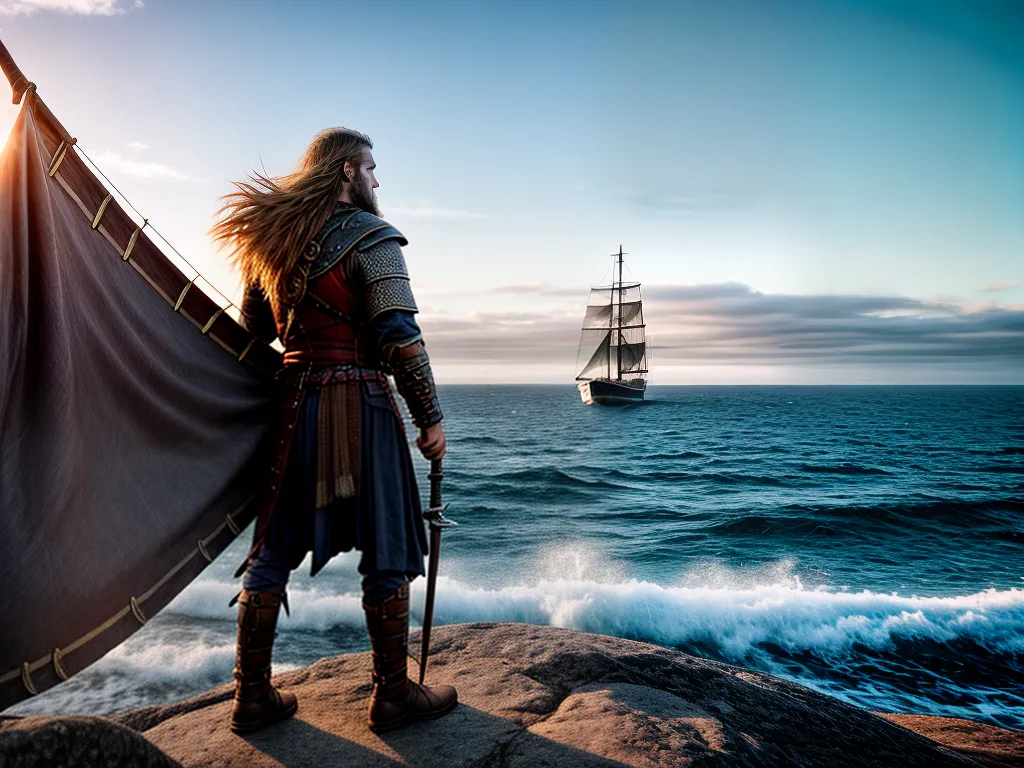 ilustracao serie vikings