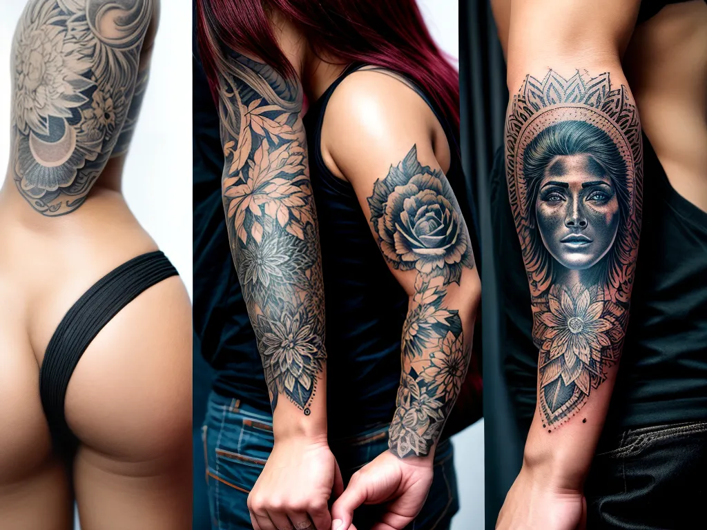 ilustracao tatuagem antes e depois de engordar