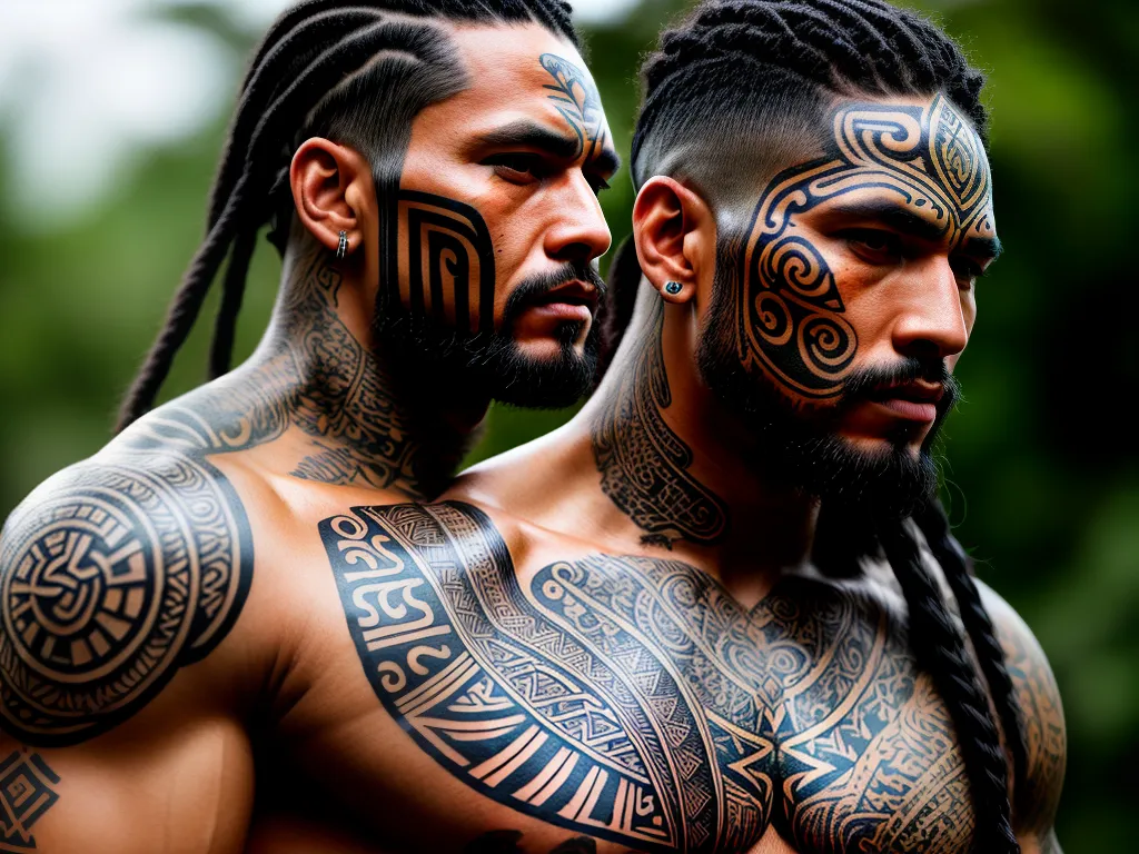 ilustracao tatuagem maori significado