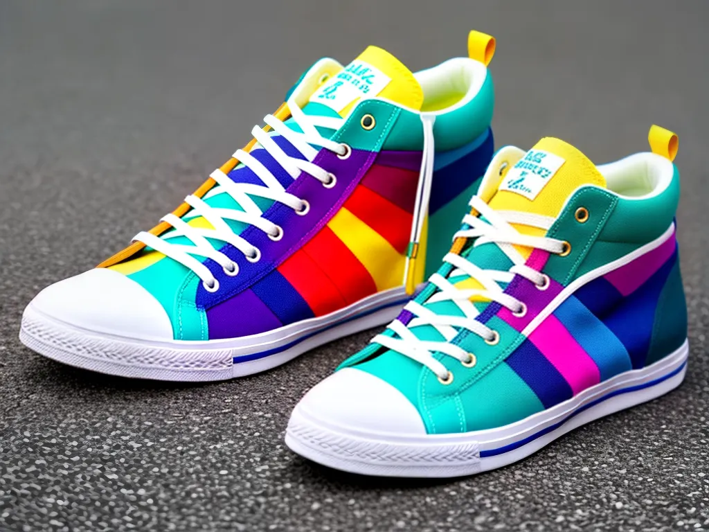 ilustracao tenis barato e bonito