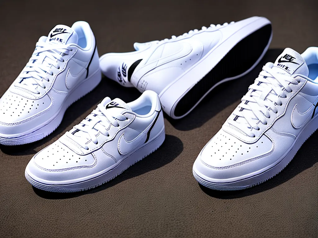 ilustracao tenis nike de couro feminino