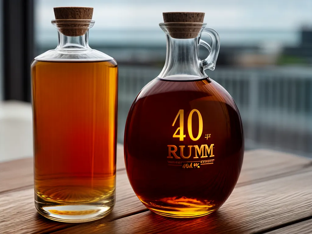 ilustracao teor alcoolico rum