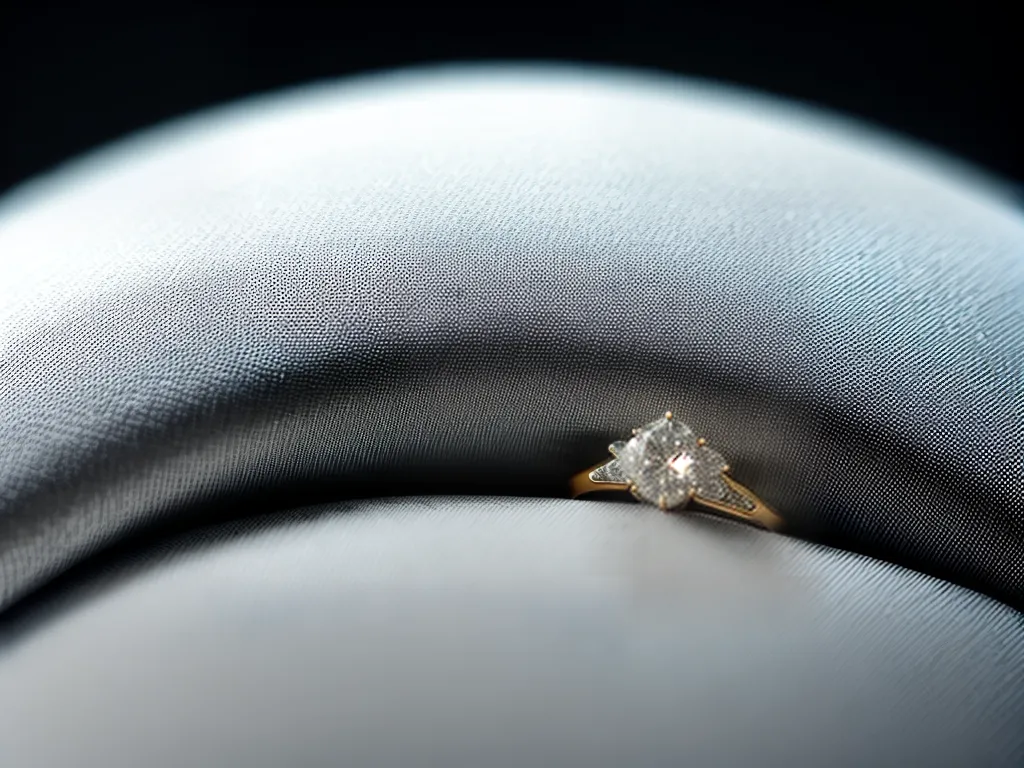 Como escolher o joalheiro perfeito para suas joias? 1 Fotos anel diamante veludo brilho 1
