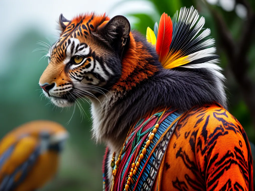 Fotos arte indigena fauna brasileira 1