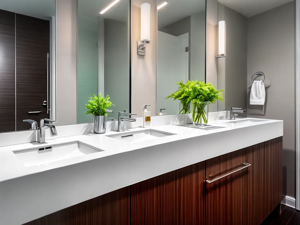 Escolhendo a Melhor Iluminação para o Seu Banheiro 2 Fotos banheiro moderno iluminado cromado