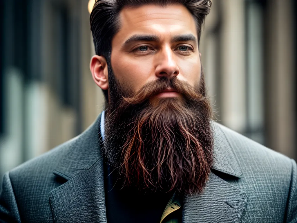 Fotos barba bem cuidada perfeita