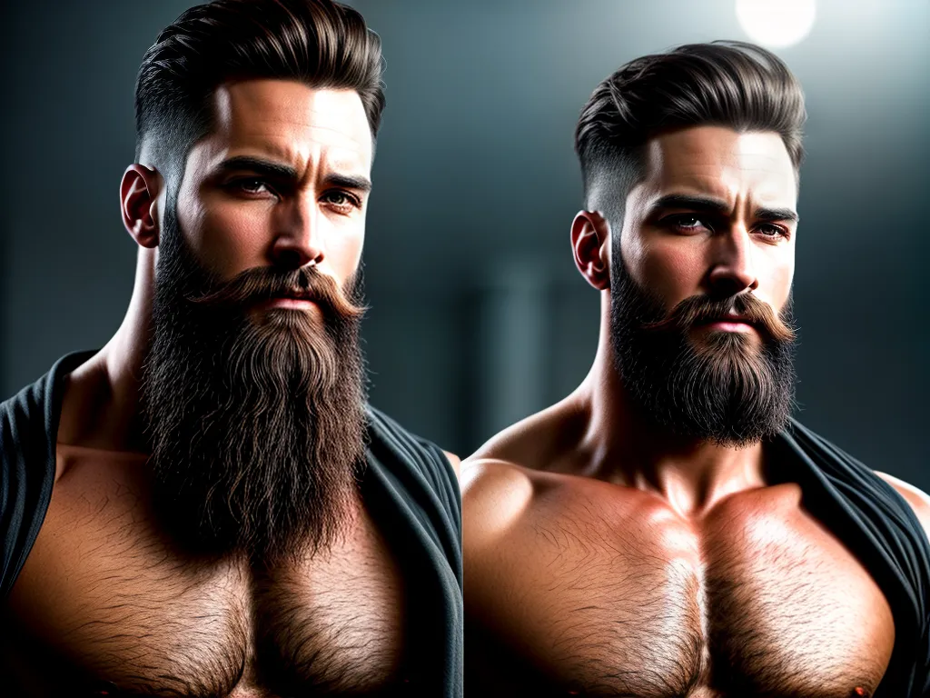 Fotos barba estilizada homem confianca