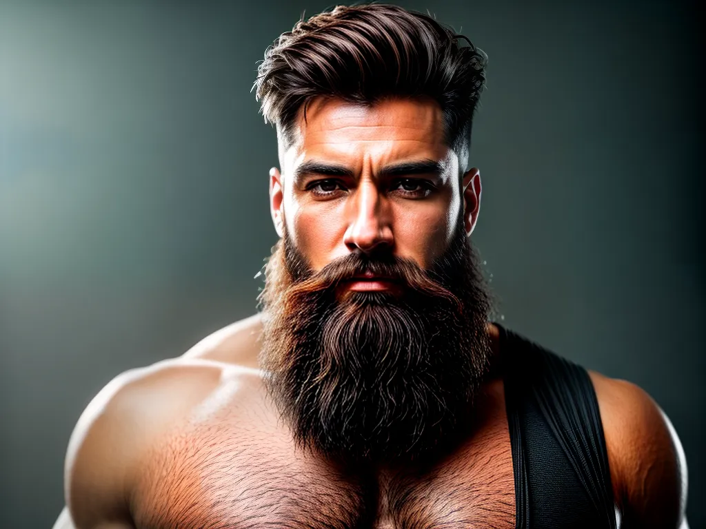 Fotos barba estilizada homem confiante