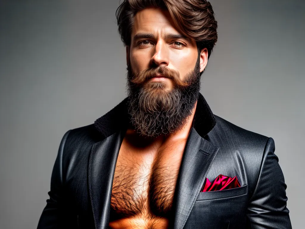 Fotos barba sofisticada cuidados perfeita