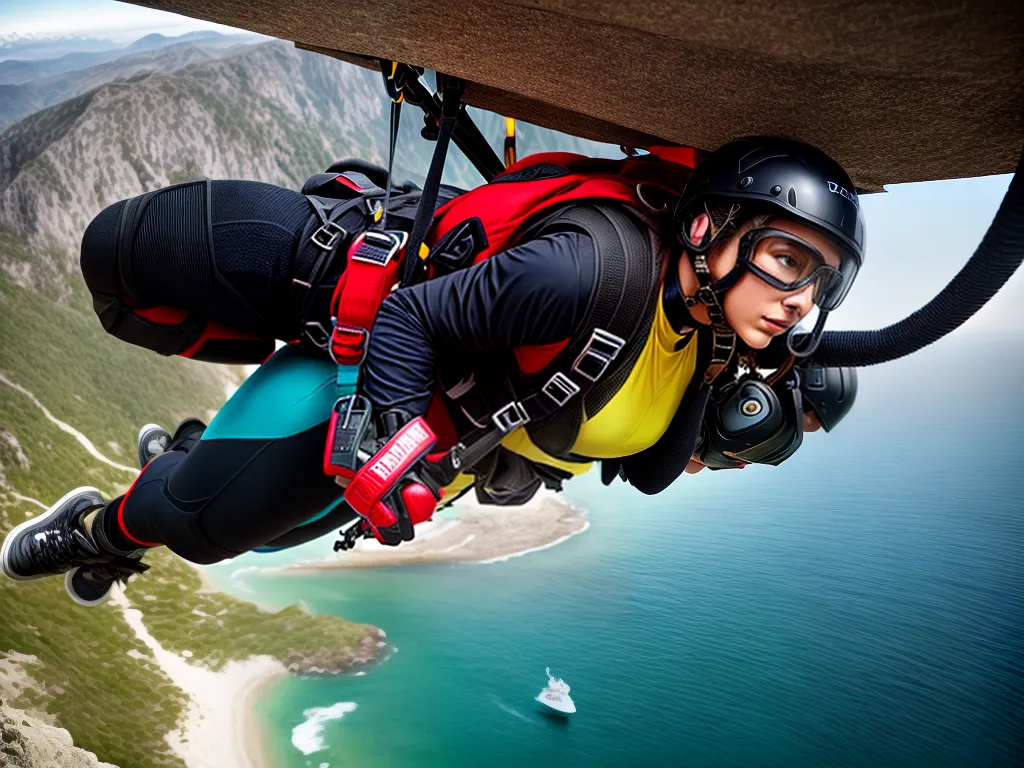 Fotos bungee jump equipamento seguro