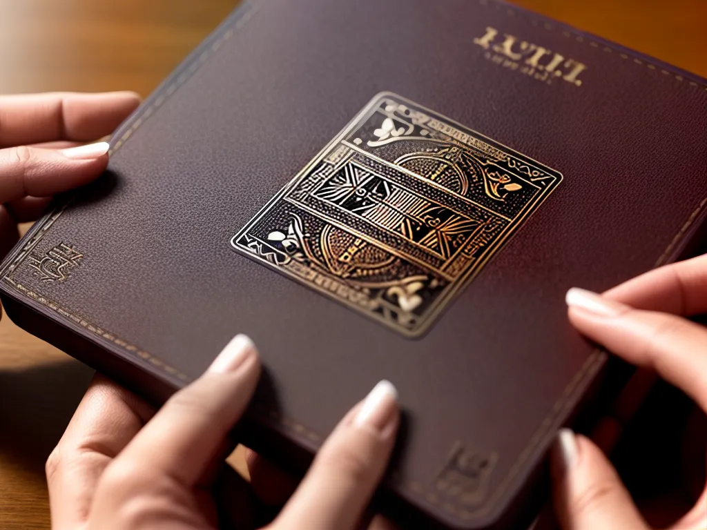 Fotos cartas maos habilidade manipulacao