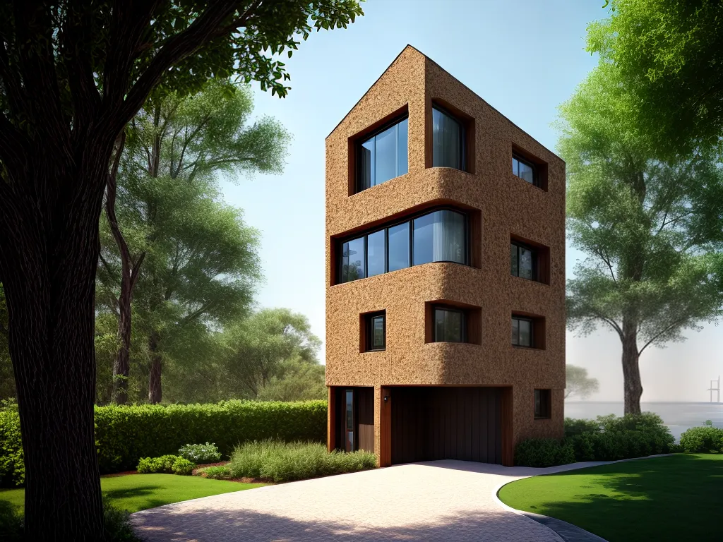 Fotos casa ecologica isolamento cortica