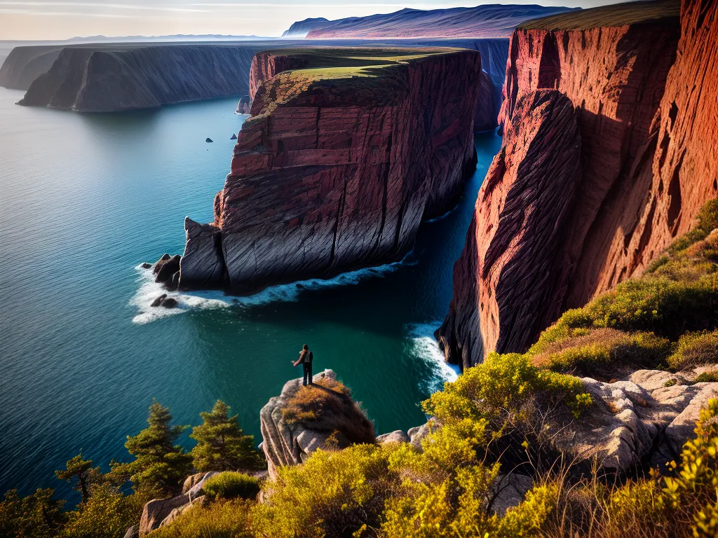 Fotos cliff shadow judgment colorful world