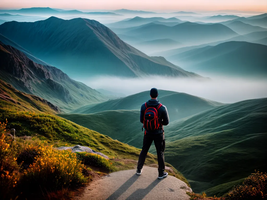 Fotos conquista autoconfianca paisagem montanha 1