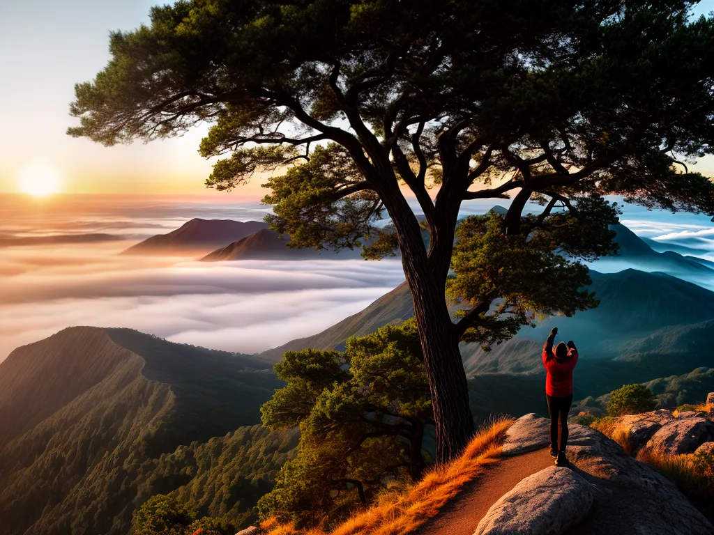 Engajamento: Seja protagonista da sua história 1 Fotos conquista por do sol montanha 1
