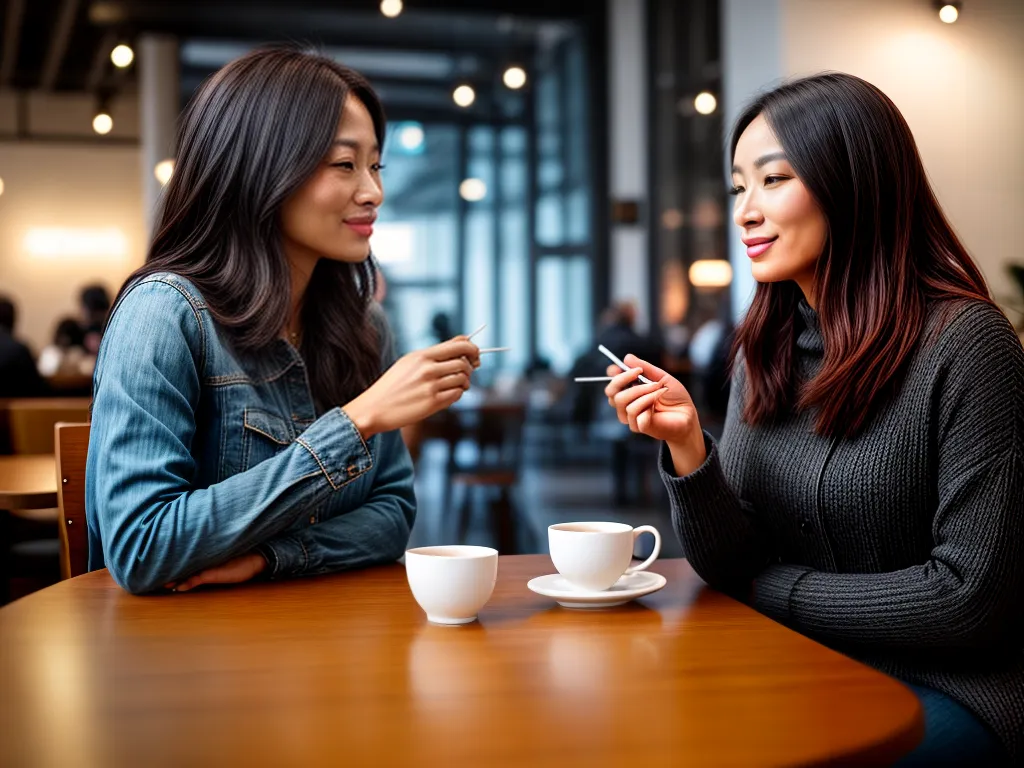 Desenvolvendo Relacionamentos Saudáveis e Duradouros Fotos conversa cafe vinculo amor