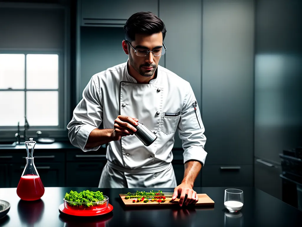 Fotos cozinha moderna chef gastronomia molecular