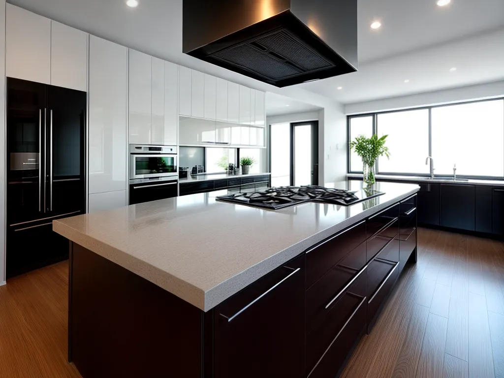 Fotos cozinha moderna cooktop elegante
