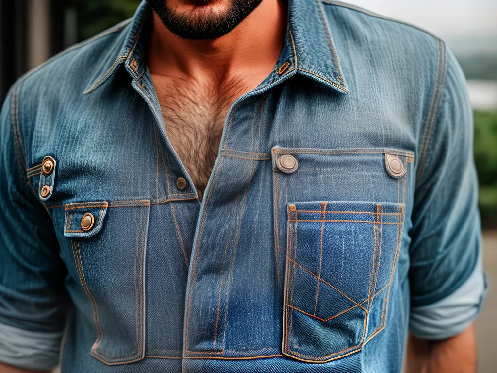 Fotos denim overall estilo masculino