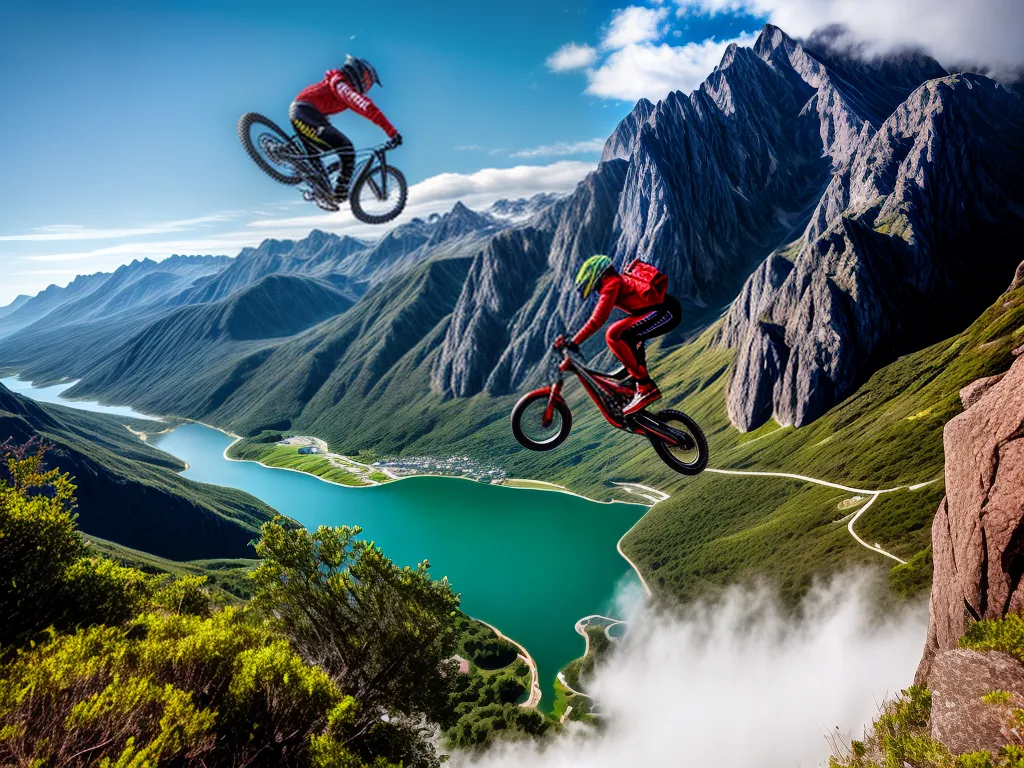 Descubra os Melhores Lançamentos de Equipamentos para Esportes Radicais 4 Fotos esporte radical montanha bike voo
