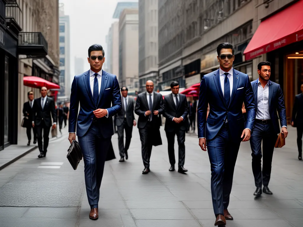 Fotos executivo confiante rua cidade