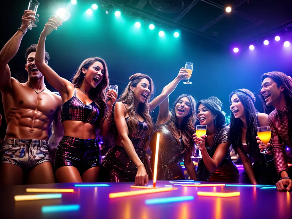 Por que os homens bebem tanto nas festas? 1 Fotos festa amigos danca luzes vibrante