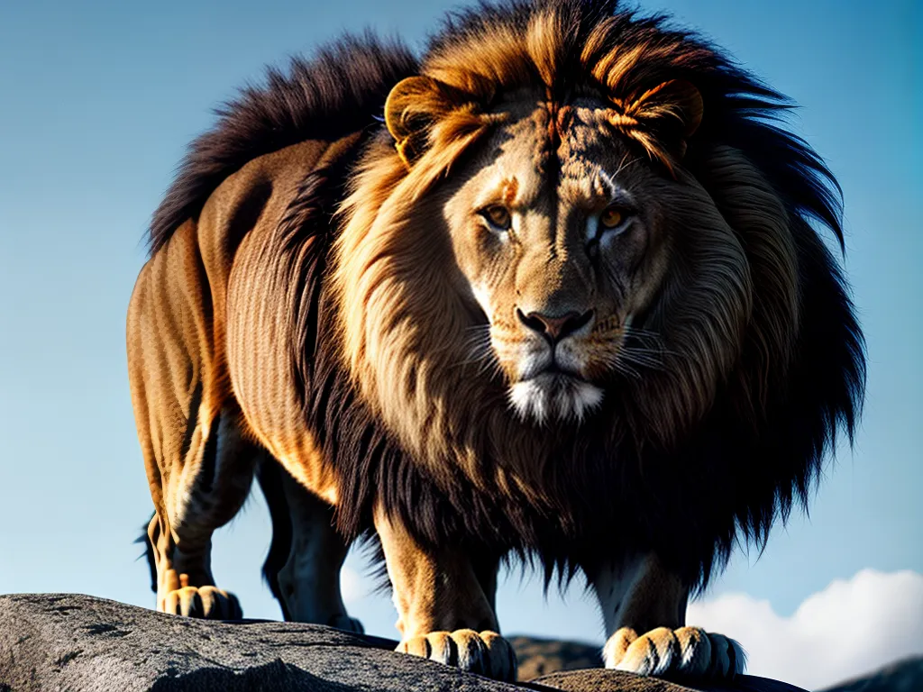 Fotos forca resiliencia leao poderoso