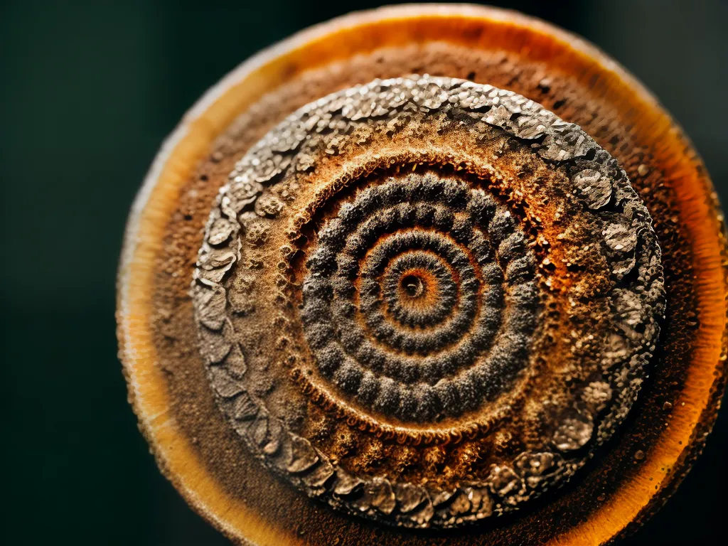 Fotos fossil ammonite shell evolucao