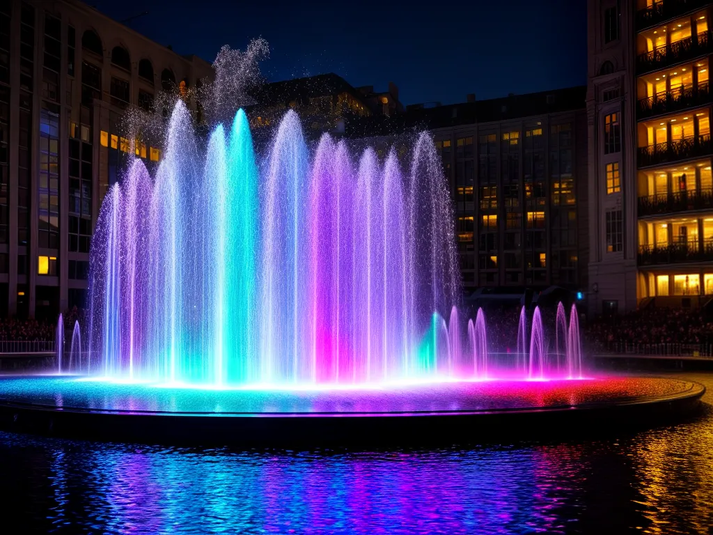 Fotos fountain theater performance colorful