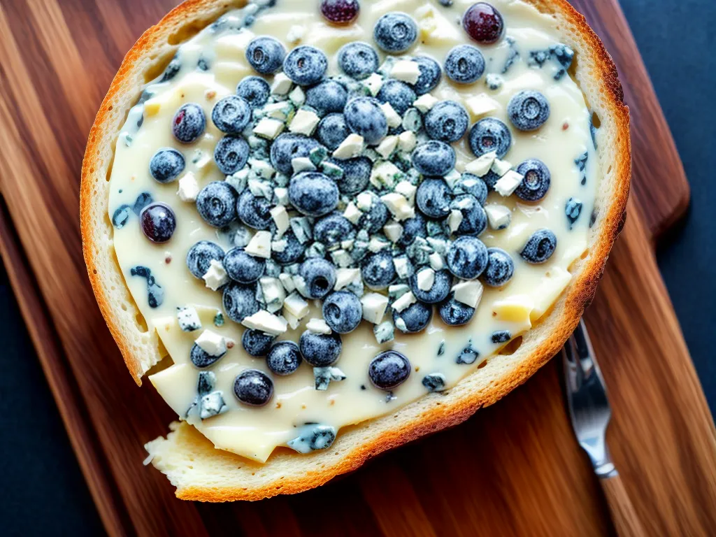 Fotos gorgonzola queijo azul saboroso