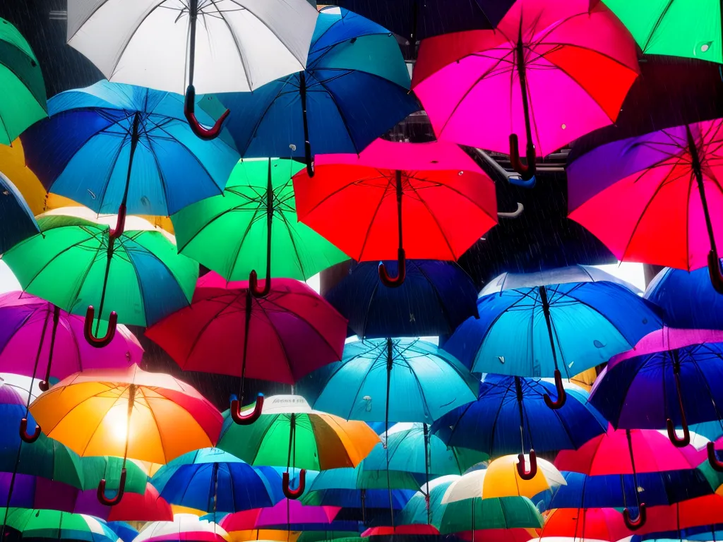 Fotos guarda chuvas estampas cores chuva