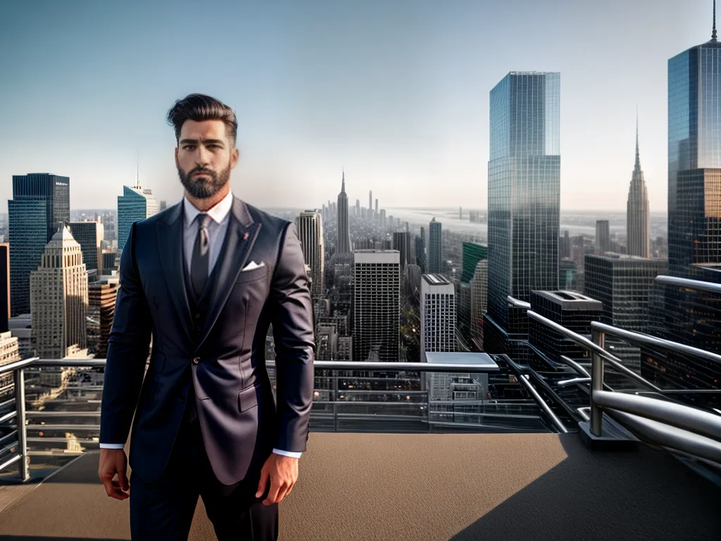 O Renascimento da Masculinidade Saudável na Sociedade Atual 2 Fotos homem confiante barba estilo cidade