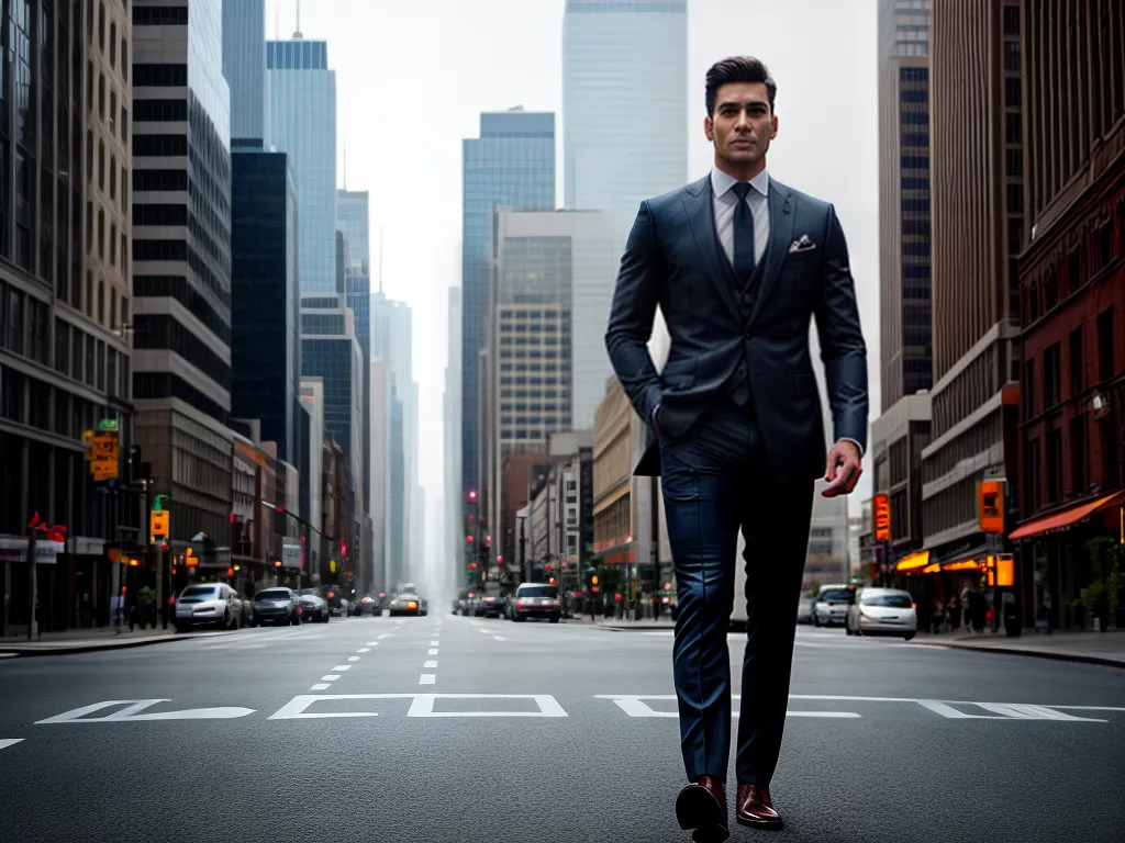 O Renascimento da Masculinidade Saudável na Sociedade Atual 1 Fotos homem confiante cidade elegancia