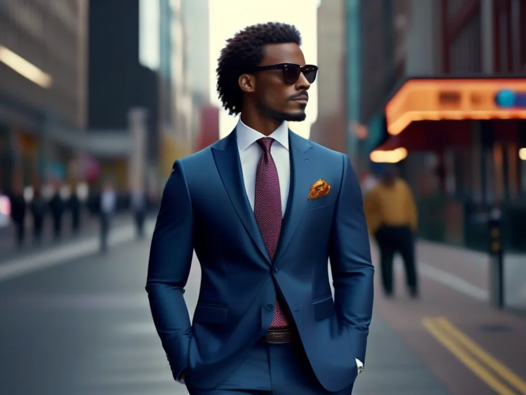 Encontrando sintonia entre moda e personalidade masculina 4 Fotos homem estiloso andando rua moda