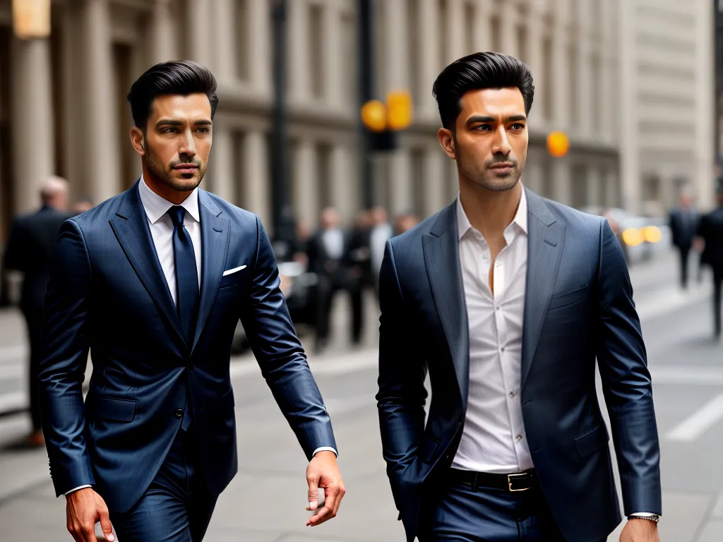 Fotos homem estiloso rua traje moderno 1