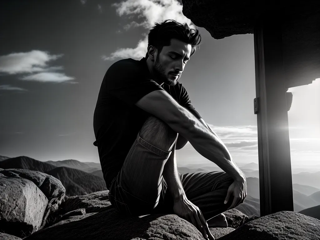 A Importância da Meditação para o Autoconhecimento Masculino 1 Fotos homem meditacao paz interior