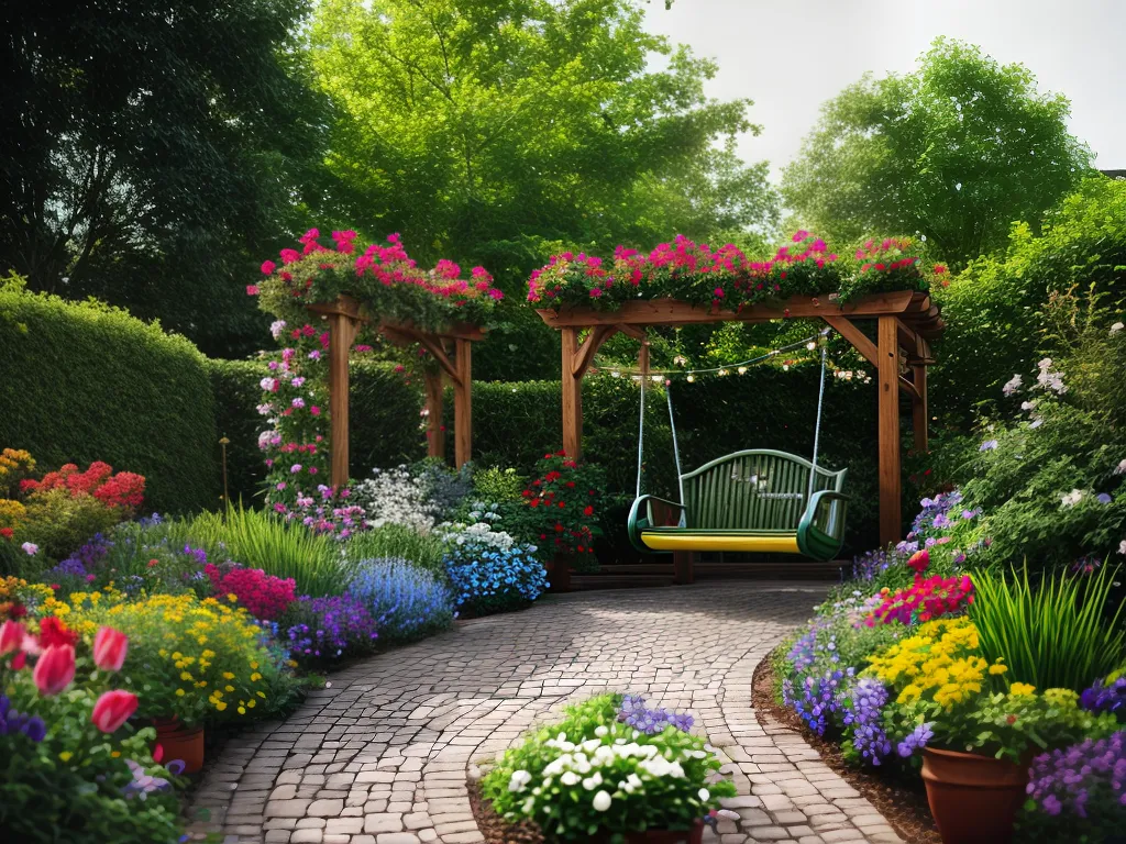 Fotos jardim flores coloridas diversao