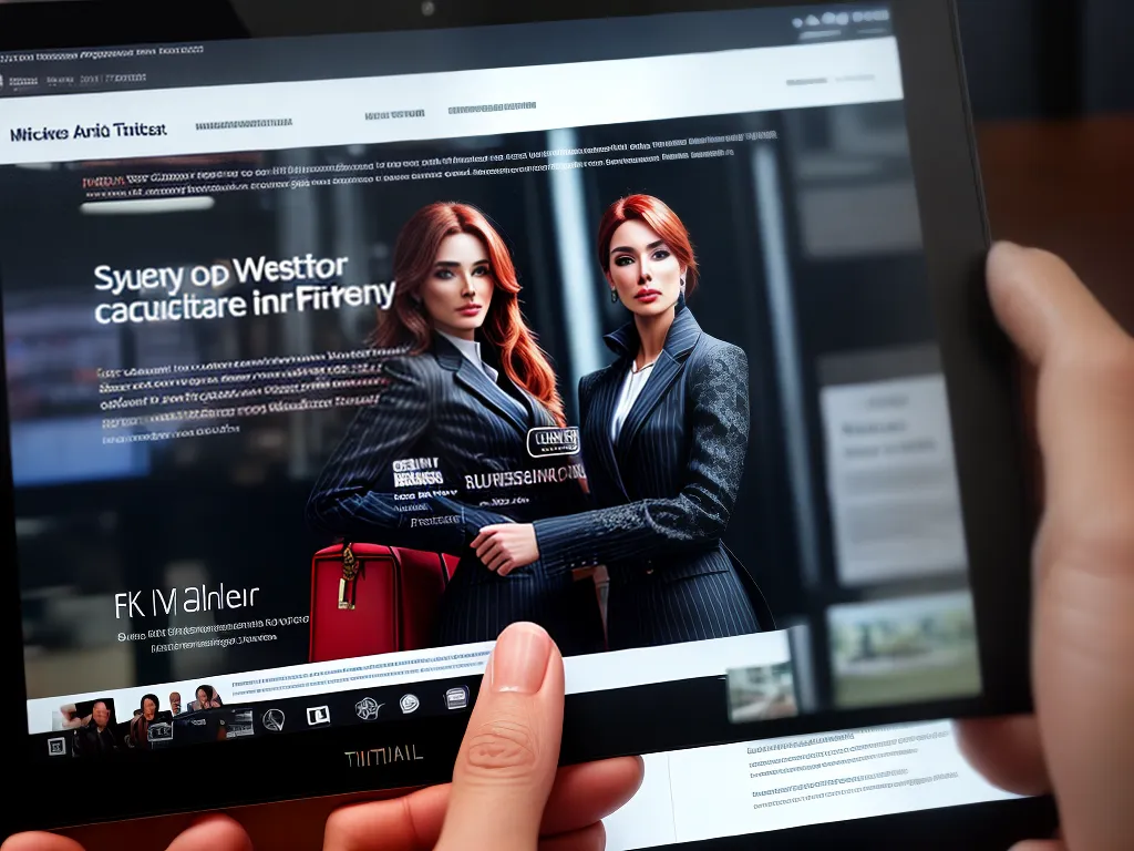 Fotos jornal digital inovador profissional