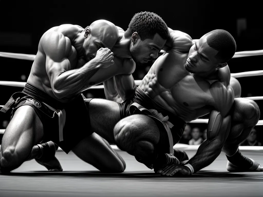 Fotos jujitsu luta preto branco determinacao