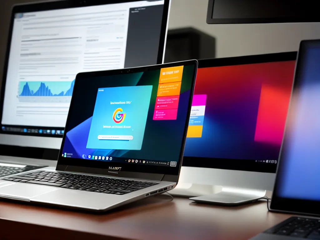 Fotos laptop marketing digital sucesso