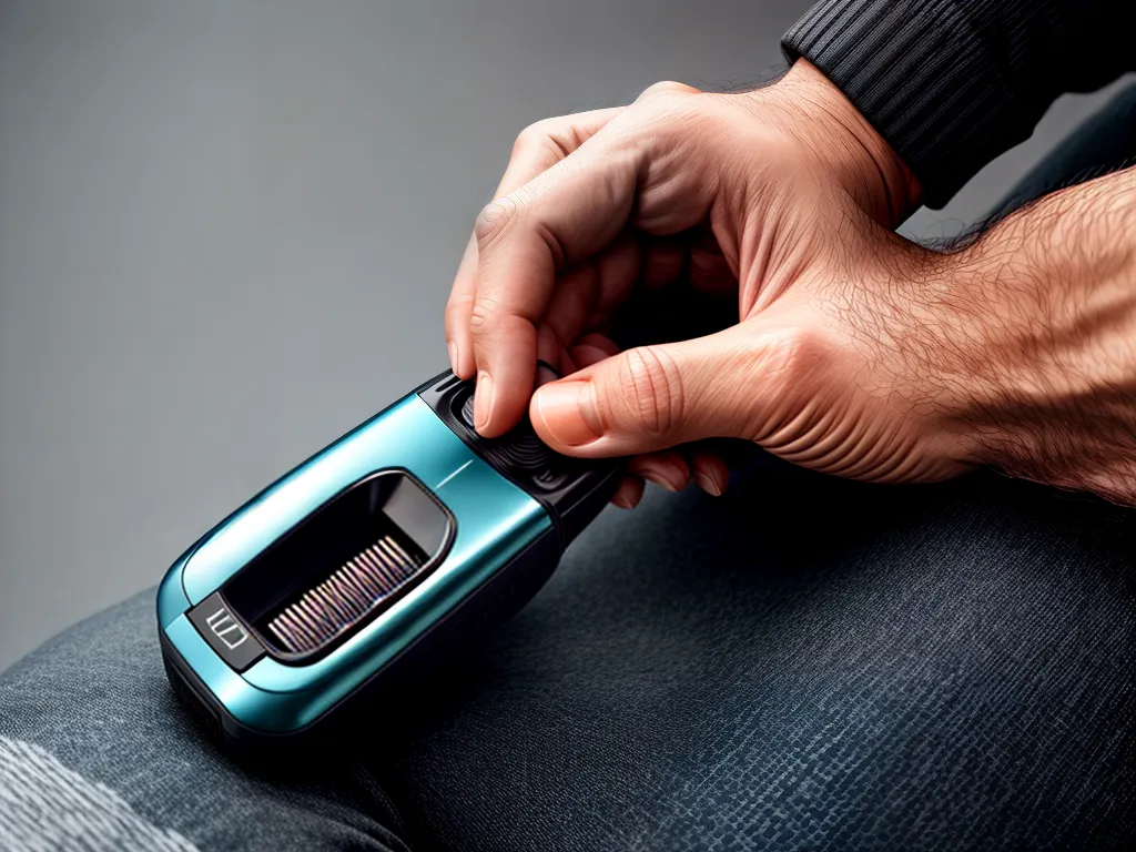 Fotos mao homem barbeador eletrico